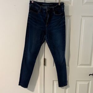 American Eagle Deep Indigo Super Stretch Jeans